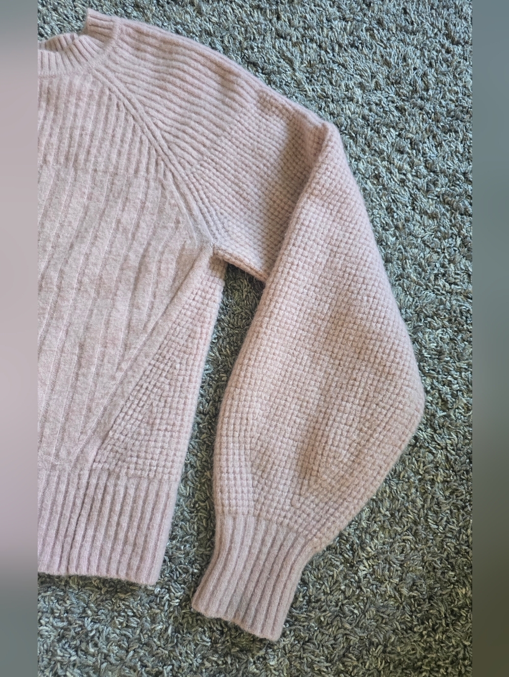 Athleta Layover Crew Sweater Orchid Pink Wool Womens Size Small - Picture 7 of 11